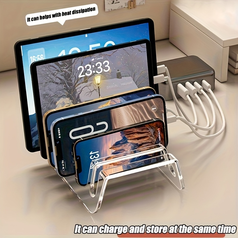 Tablet Stand Accessories - Акриловая подставка для хранения нескольких устройств