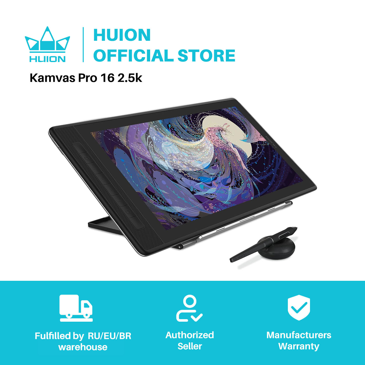 Huion Tablet Accessories - Графический планшет HUION KAMVAS Pro 16