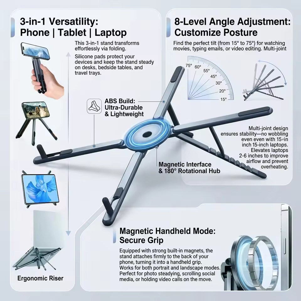 Портативный магнитный держател – обзор и цена Tablet Stand Accessories