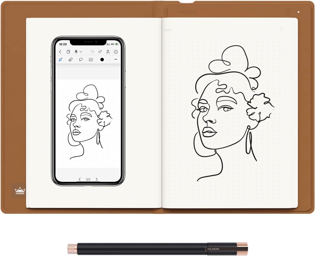 Huion Note 2 em 1, цифровой бл – обзор и цена Huion Tablet Accessories