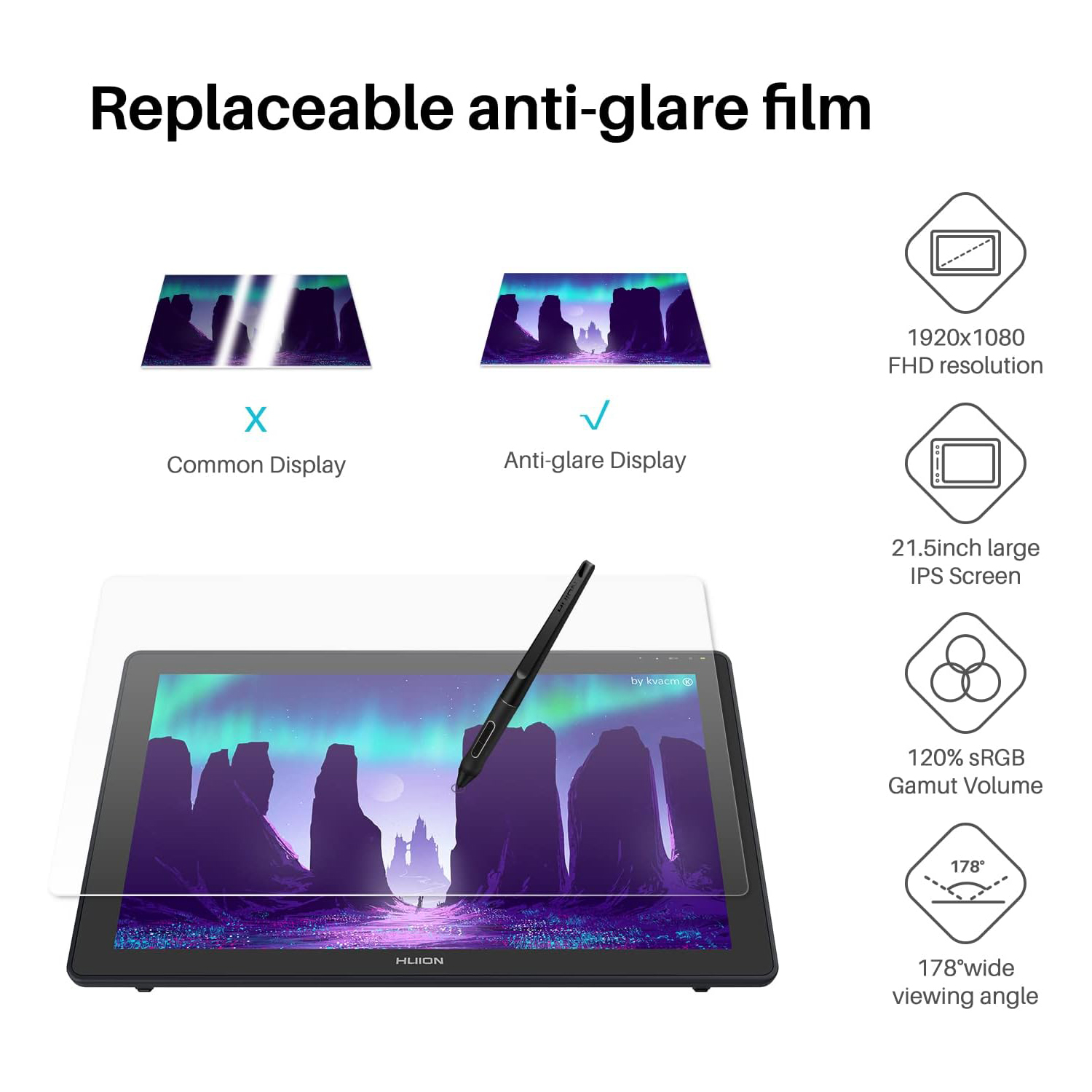 Графический планшет Huion Kamv – обзор и цена Huion Tablet Accessories