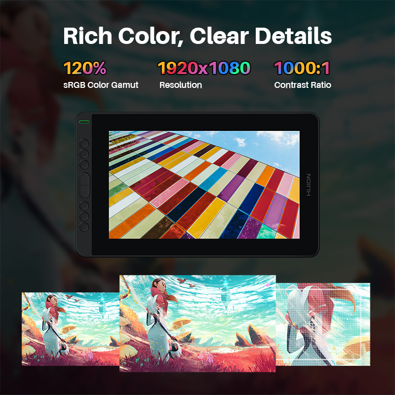 HUION Kamvas 12 графический пл – обзор и цена Huion Tablet Accessories
