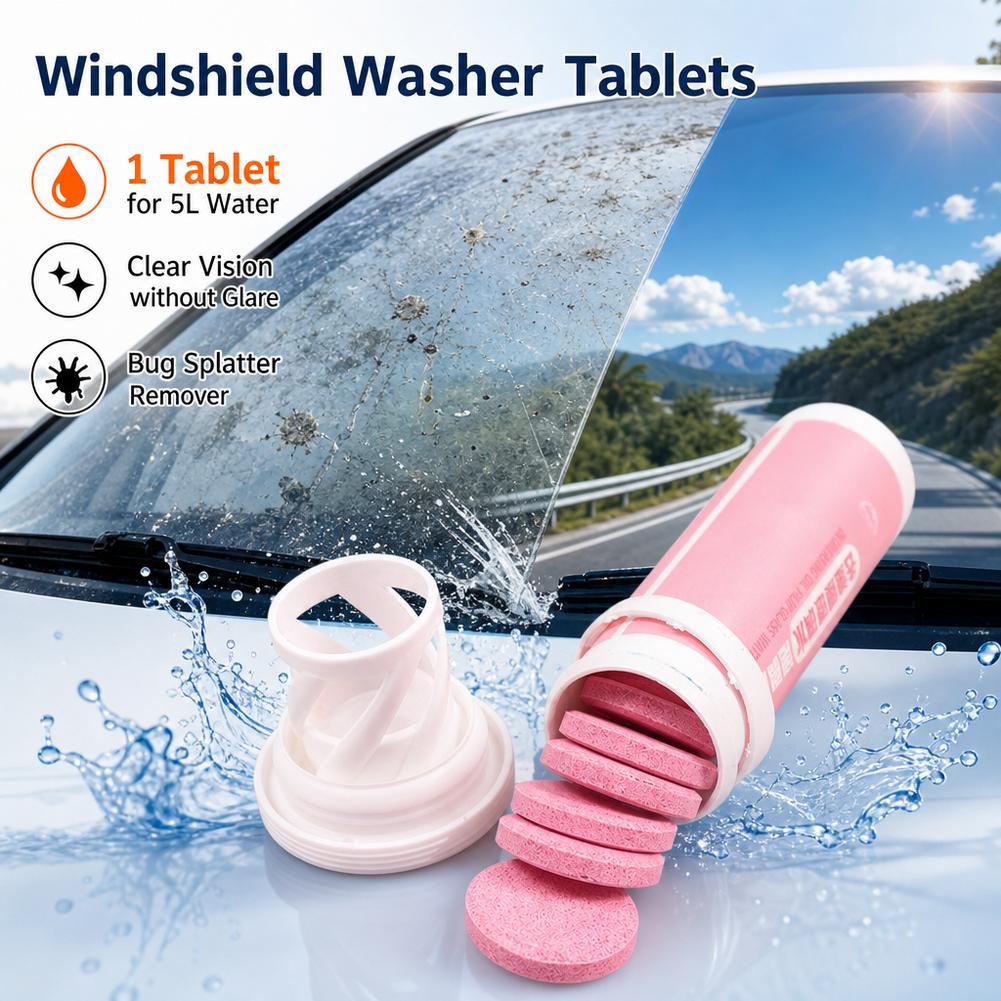 Таблетки для очистки лобового  – обзор и цена Tablet Car Accessories