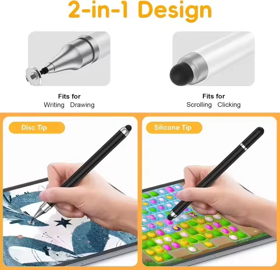 Универсальный стилус 2 в 1 для – обзор и цена Tablet Stylus Accessories