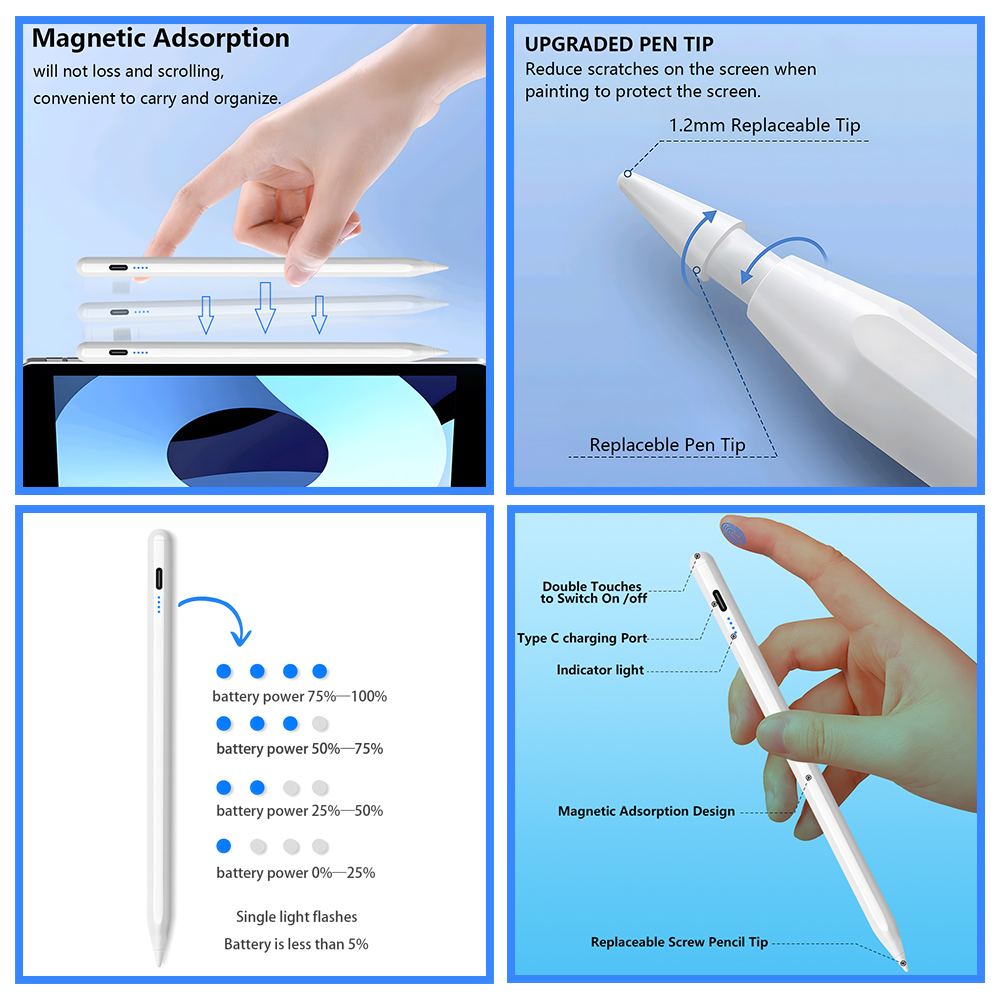 Для Apple Pencil Touch Для iPa – обзор и цена Tablet Accessories Kids